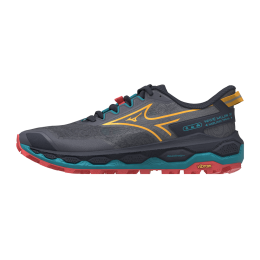 MizunoWAVEMUJIN11HardloopschoenenOdysseyGrayCitrusFieryCoraHerenMaat46