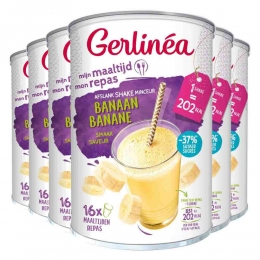 6xGerlineaMilkshakeBanaan436gr