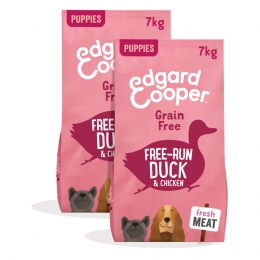 2xEdgardCooperHondenvoerPuppyScharrelkip-Scharreleend7kg