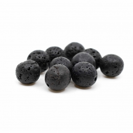 EdelsteenLosseKralenLavasteen-10stuks10mm