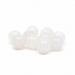 EdelsteenLosseKralenWitteJade-10stuks12mm
