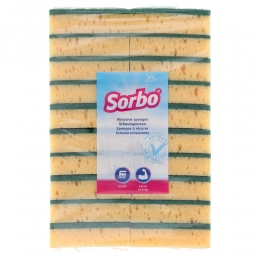 16xSorboSchuursponsstaafZwareKwaliteit20stuks