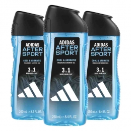 3xAdidasShowerGelAfterSport250ml