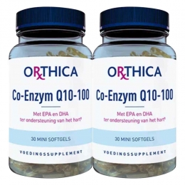 GratisVerzending2xOrthicaCo-EnzymQ10-10030capsules
