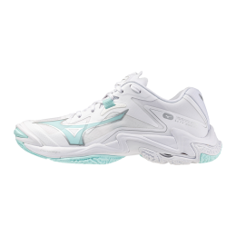 MizunoWAVELIGHTNINGZ8VolleybalschoenenWitBlauwTintDamesMaat42