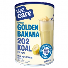6xWeCareMealReplacementShakeGoldenBanana436gr