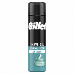 6xGilletteGevoeligeHuidScheergelSensitive200ml