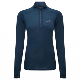 RonhillTechMerino12ZipShirtDames