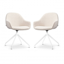 Setvan2eetkamerstoelenNola-MaeboucldraaibaarNolon