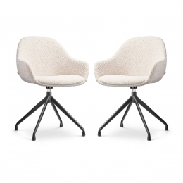 Setvan2eetkamerstoelenNola-MaeboucldraaibaarNolon