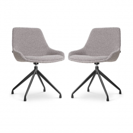 Setvan2eetkamerstoelenNola-IsaboucldraaibaarNolon