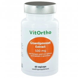 GratisVerzending2xVitorthoGroenlipmossel500mg60capsules