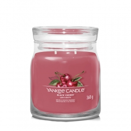 YankeeCandleGeurkaarsMediumJarBlackCherrySignature368gr