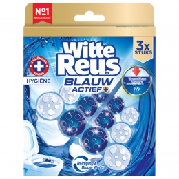 WitteReusToiletblokBlauwActiefHygiene3stuks