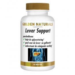 GratisVerzending2xGoldenNaturalsLeverSupportVegan60tabletten