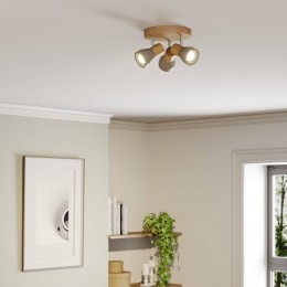 LindbyFilizspot3-lamps20cmhoutbetonE14