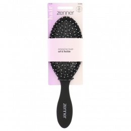 ZennerHaarborstelAnti-KlitOvaalZwart