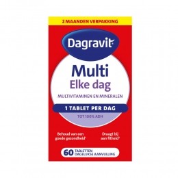 GratisVerzendingDagravitMultiElkeDag60tabletten