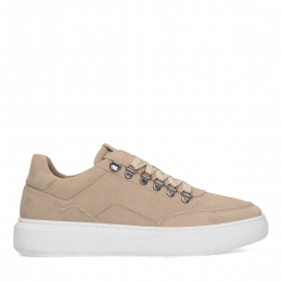 Beigenubucksneakers