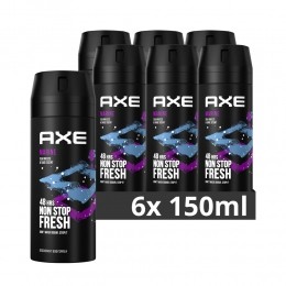 6xAxeDeodorantBodysprayMarine150ml