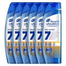 6xHeadShouldersShampooPro-Expert7Anti-Haaruitval250ml