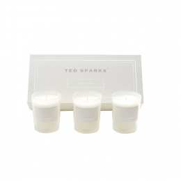 TedSparksFreshLinenMiniCandleGiftSet