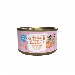 12xSchesirBabyKittenBouillonKipZalm70gr