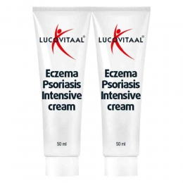 2xLucovitaalEczeemPsoriasisIntensieveCreme50ml