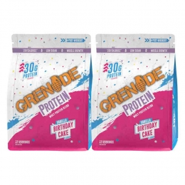 2xGrenadeProteinPowderBirthdayCake480gr