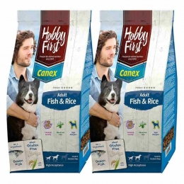 2xHobbyFirstCanexAdultVis-Rijst12kg