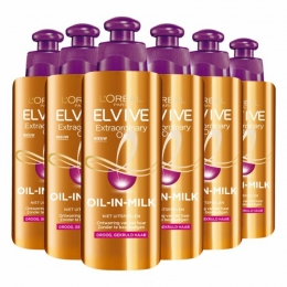 6xLOralElviveExtraordinaryOilKrulverzorgingOil-In-Milk200ml