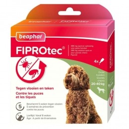 BeapharFiprotecAntiTeken-enVlooiendruppelsHond20-40kg4stuks