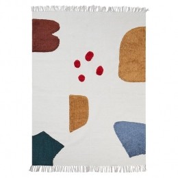 Beliani-TAGVETI-Vloerkleed-Gebrokenwit-140x200cm-Katoen