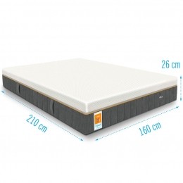 MatrasESLAVitaalGelfoamPocketvering160x210dikte26cm