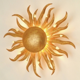 HollnderFascinerendewandlampSONNEGOLD45cm