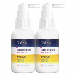 2xShiepzTegenSnurkenKeelspray235ml