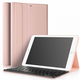iPad2017hoesmetafneembaartoetsenbordroze