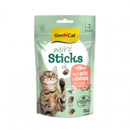 12xGimCatMiniSticksKattensnackZalmQuinoa50gr