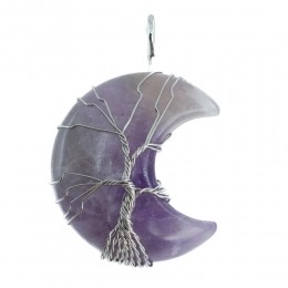 EdelsteenHangerLevensboomMaanAmethist4cm