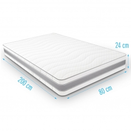 KoudschuimmatrasINTENSOR80x200dikte24cm