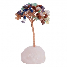 EdelsteenBoompje7ChakrasopRuweSteen12cm