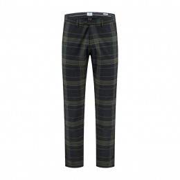 DstrezzedChinoPantEnglishCheckDarkNavy33