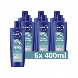 6xAndrlonShampooForMenMarineFresh400ml