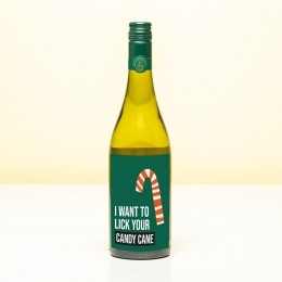 WijnfleskerstIwanttolickyourcandycane-WitSauvignonBlanc