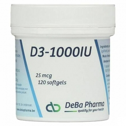 DeBaPharmaD3-1000IU120Softgels