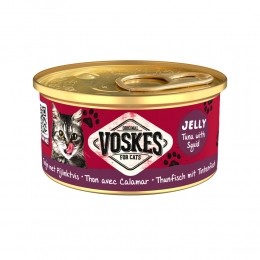 VoskesKattenvoerNatTonijnmetPijlinktvis85gr