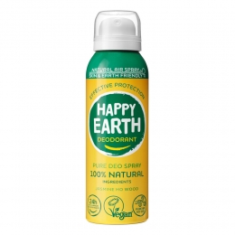 HappyEarth100NatuurlijkeDeodorantAirSprayJasmineHoWood100ml