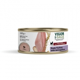 VigorSageHondenvoerVers-in-BlikKalkoen-Astragalus185gr