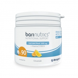 BariNutricsCalciumcitraatCitrussmaak90Kauwtabletten