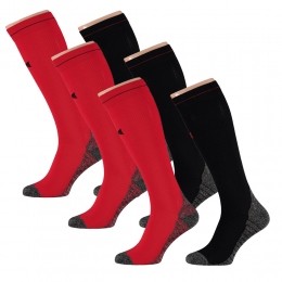 XtremeCompressieSokkenHardlopen6-packMultiRed-3942